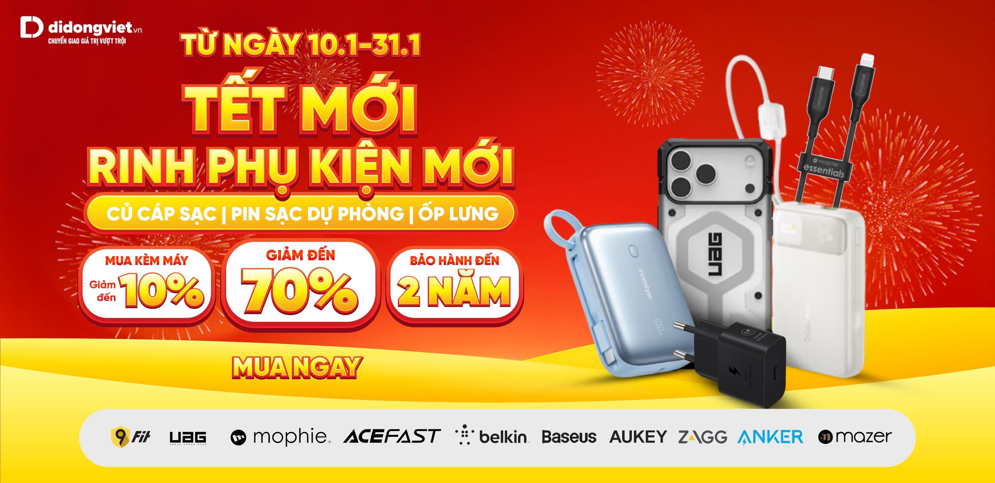 TẾT MỚI- RINH PHỤ KIỆN MỚI