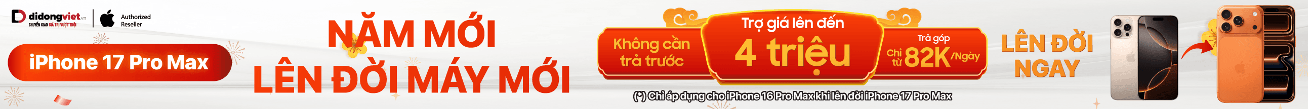 NĂM MỚI LÊN ĐỜI MÁY MỚI