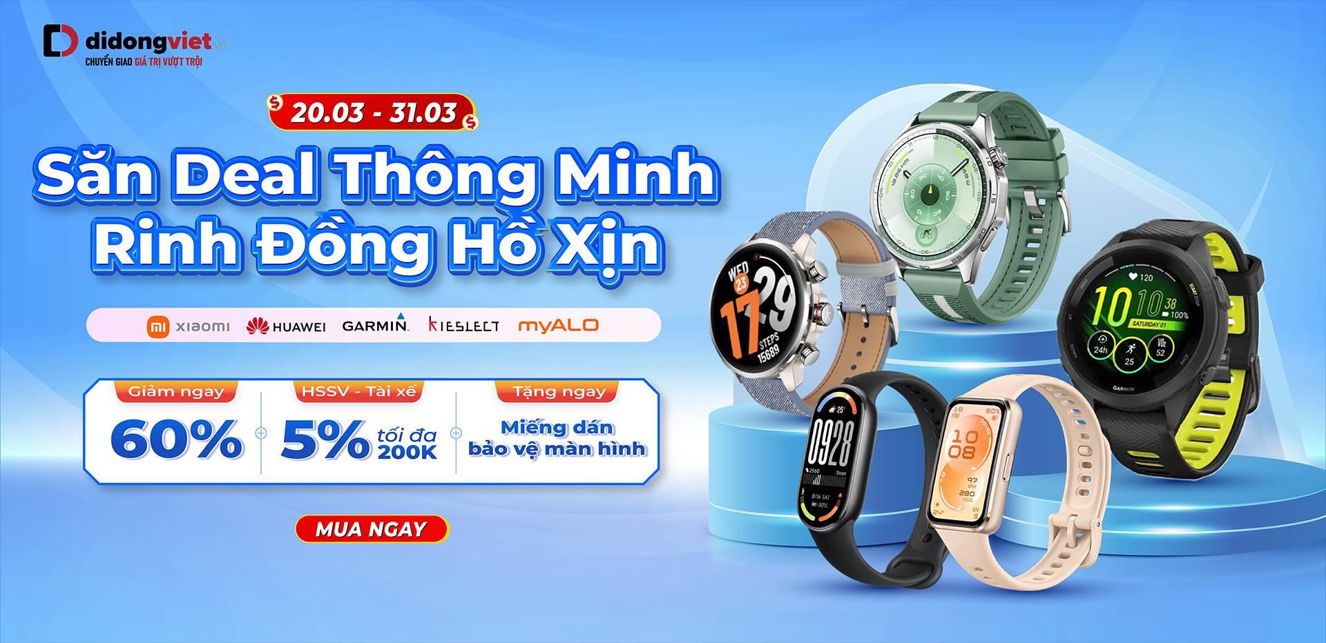 Săn deal thông minh - Rinh đồng hồ xịn