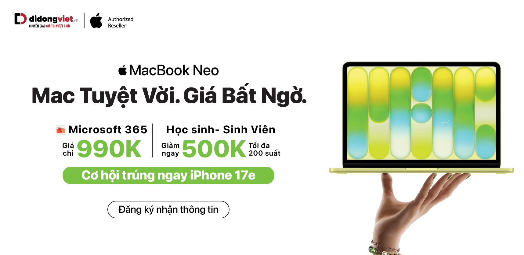 Form Đăng Ký Mac Neo