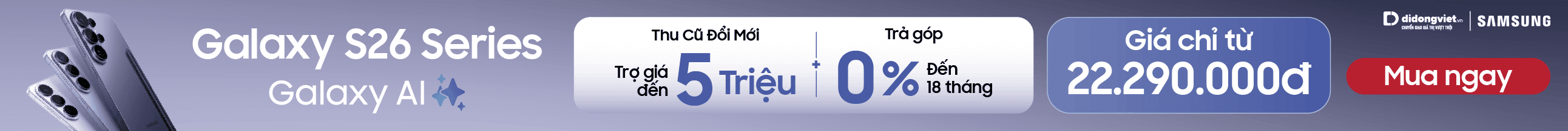 MỞ BÁN SS S26