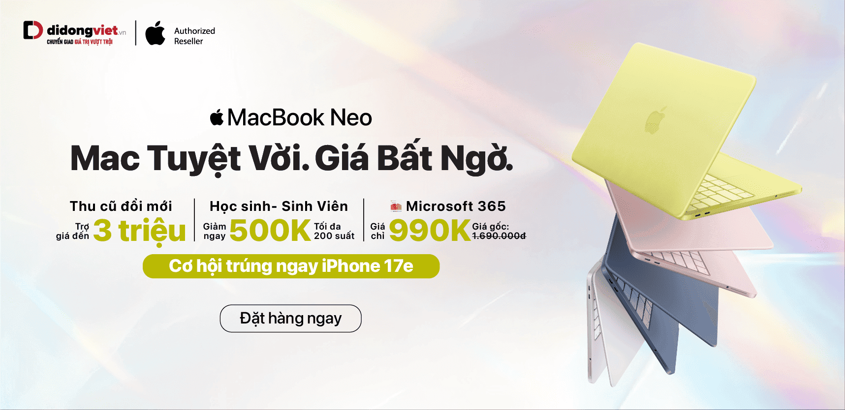 PRE-ORDER MACBOOK NEO 7.4