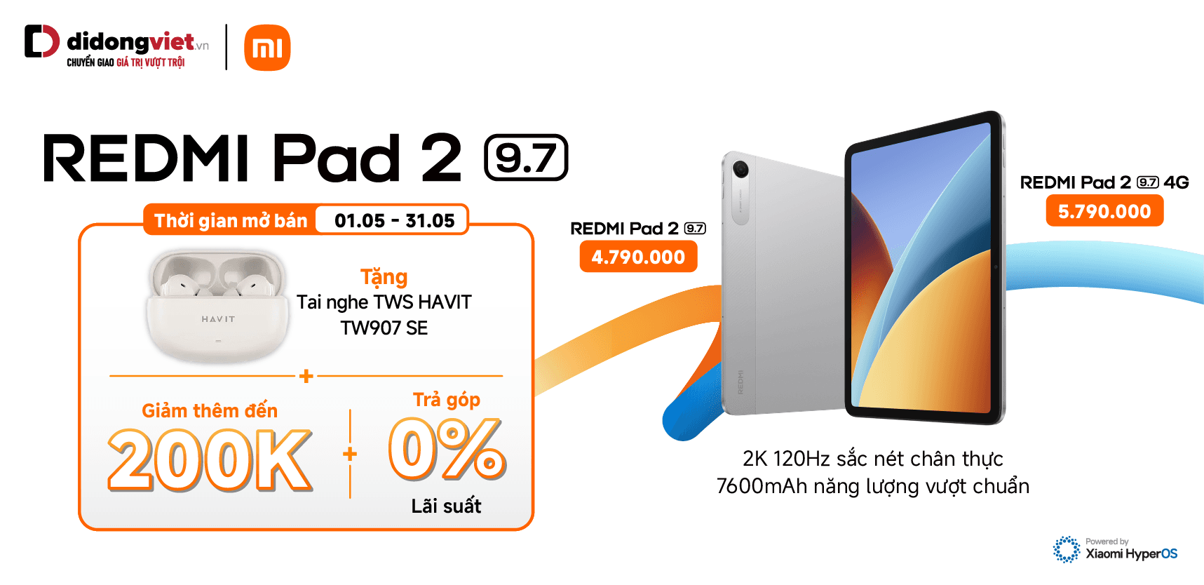 XIAOMI REDMI PAD 2 9.7